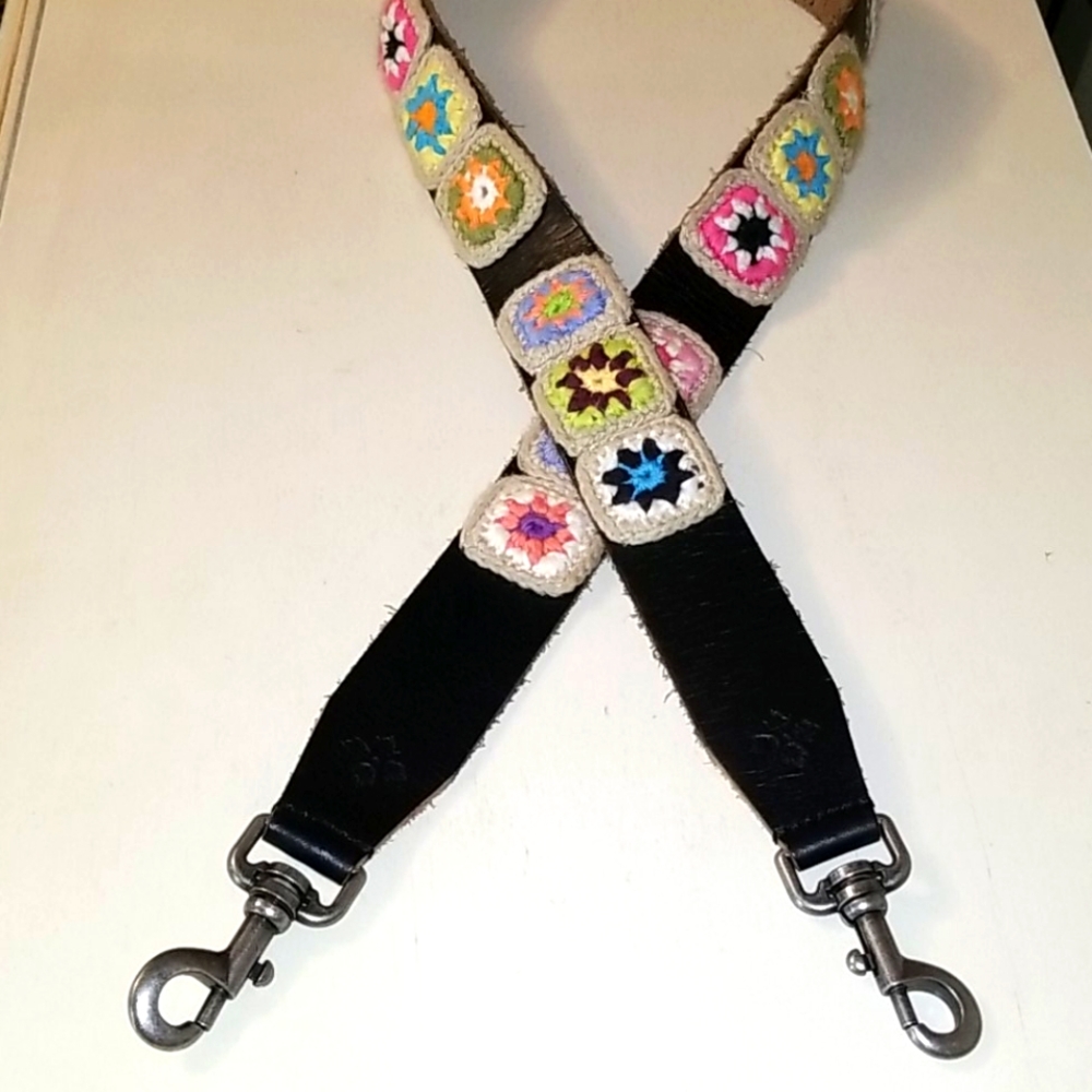 Patricia Nash Multicolor Crochet Strap